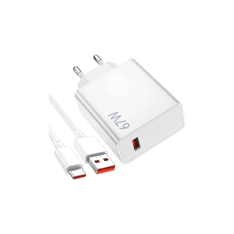 Chargeur Xiaomi 67W – Charge ultra rapide pour Xiaomi et Redmi